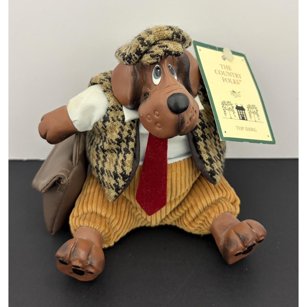 VTG Russ Country Folks Shelf Sitter TOP DAWG Russ Berries & Co. Kathleen Kelly
